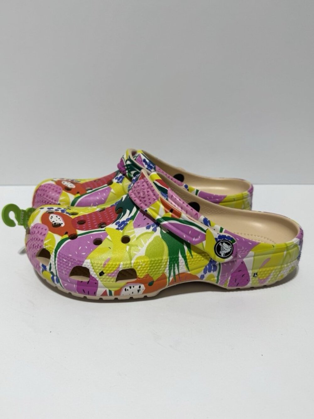 Crocs Women's Classic Fruit Salad Clogs, Size 9